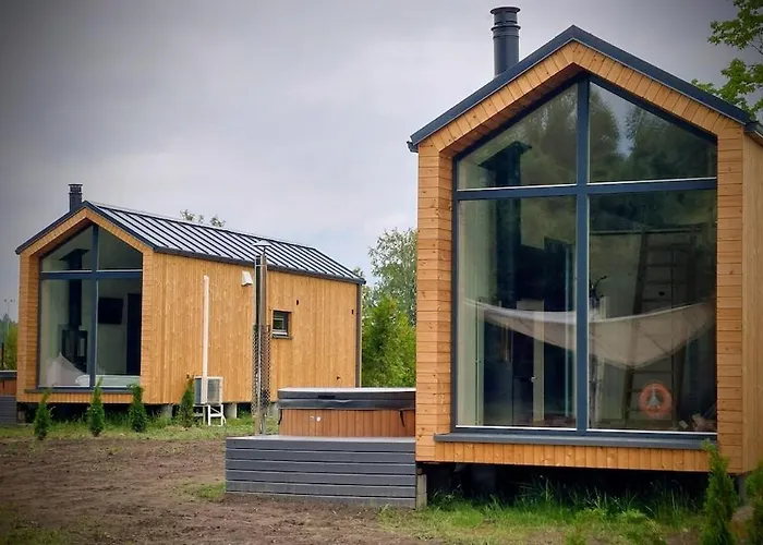 Ferienhaus Eco House With A Hot Tub *